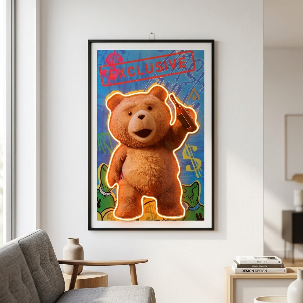 Exclusive Ted Neon Tablo