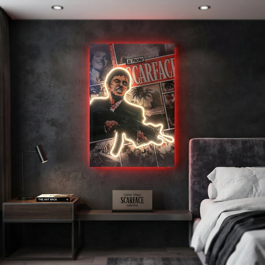 Scarface Neon Tablo
