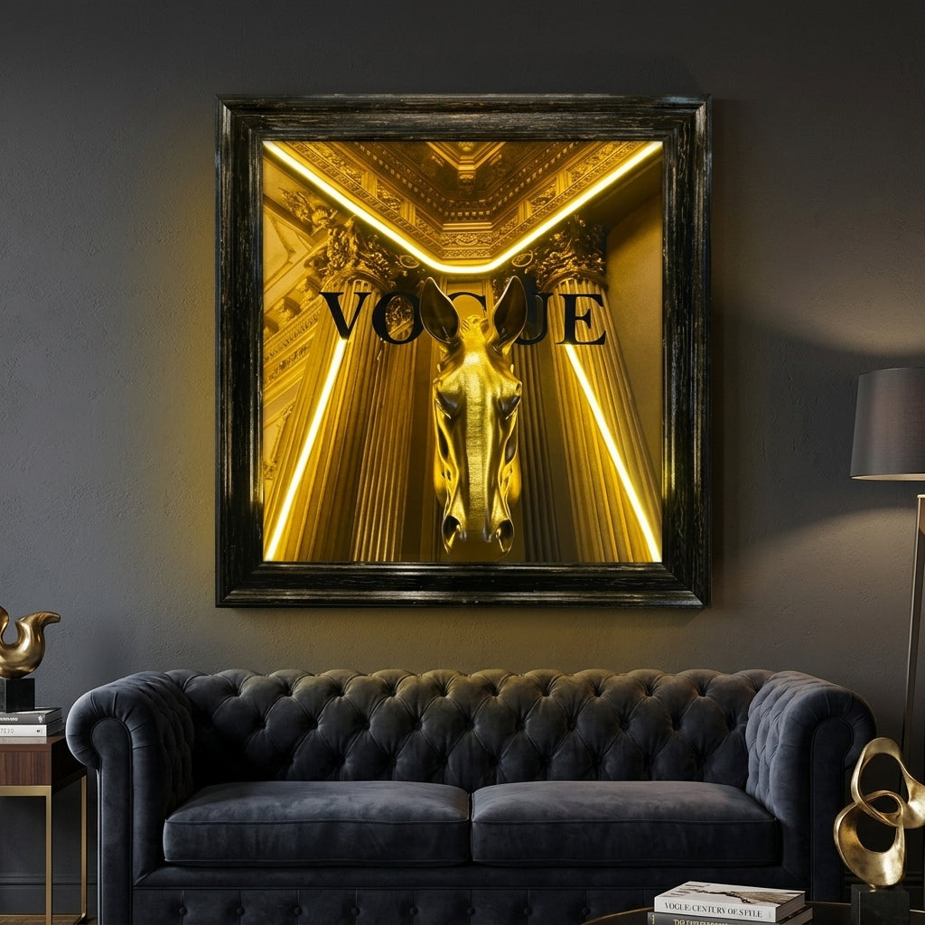Vogue Jungle Art Tablo