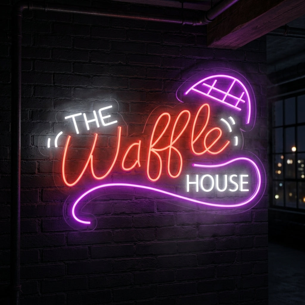 Waffle House Neon Tabela