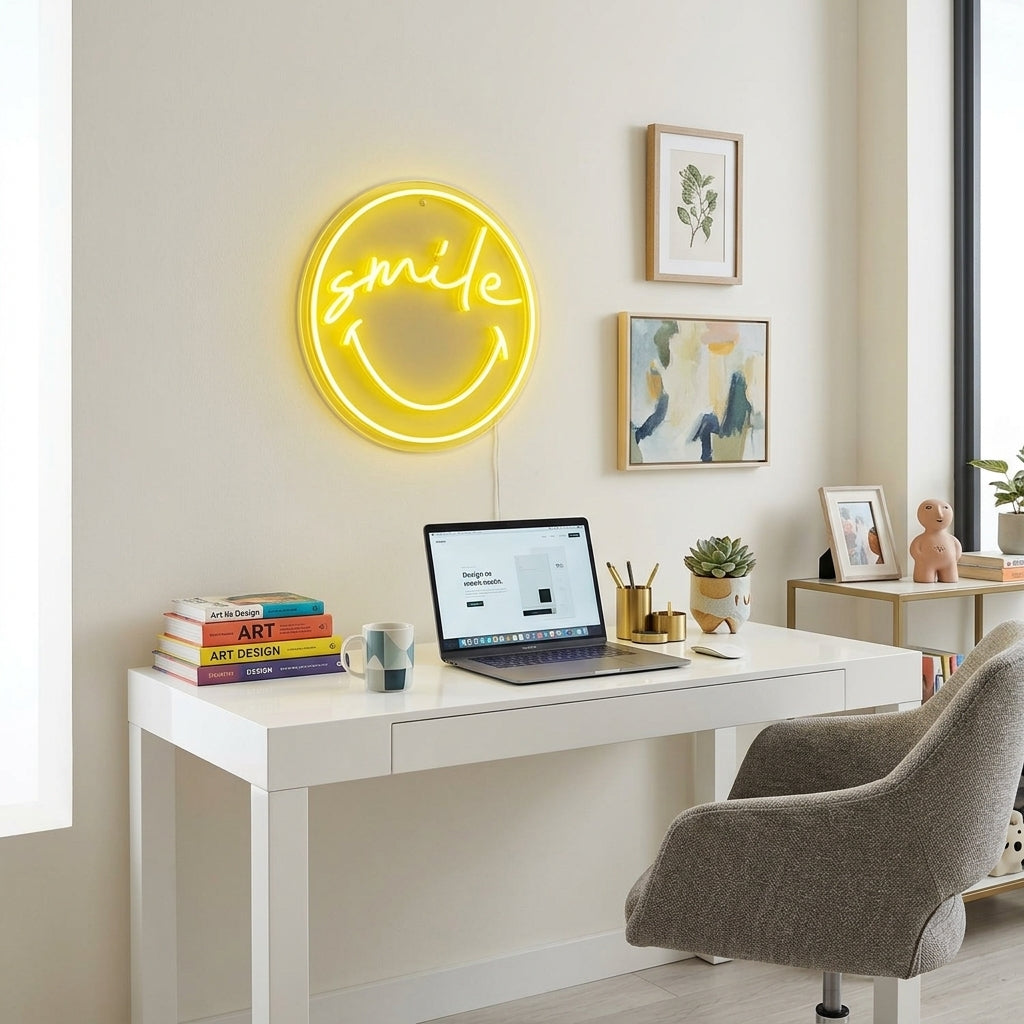 Smile Smiley , Neon Tabela