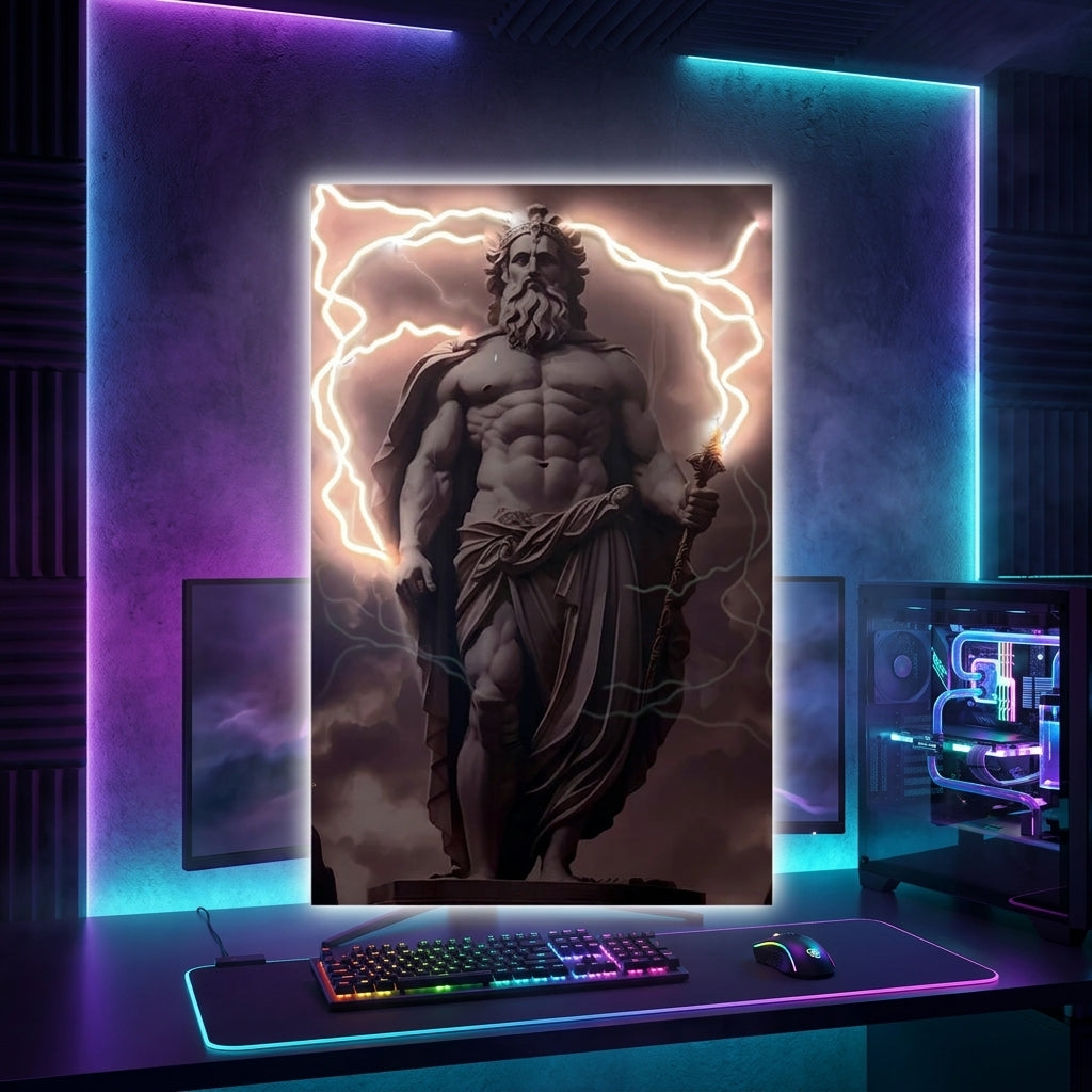 Exclusive Zeus  Neon Tablo