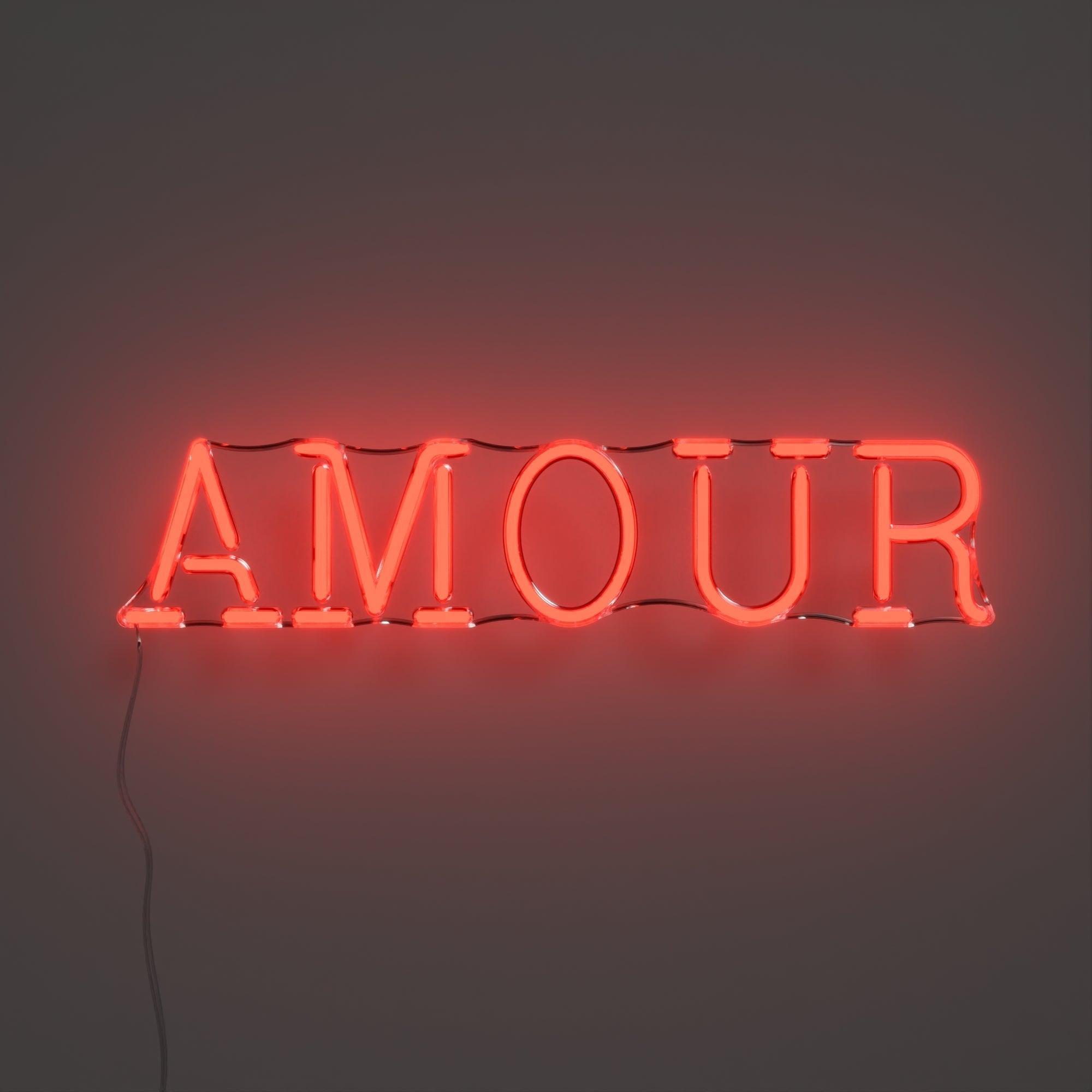 Amour - Neon Tabela - Neonbir