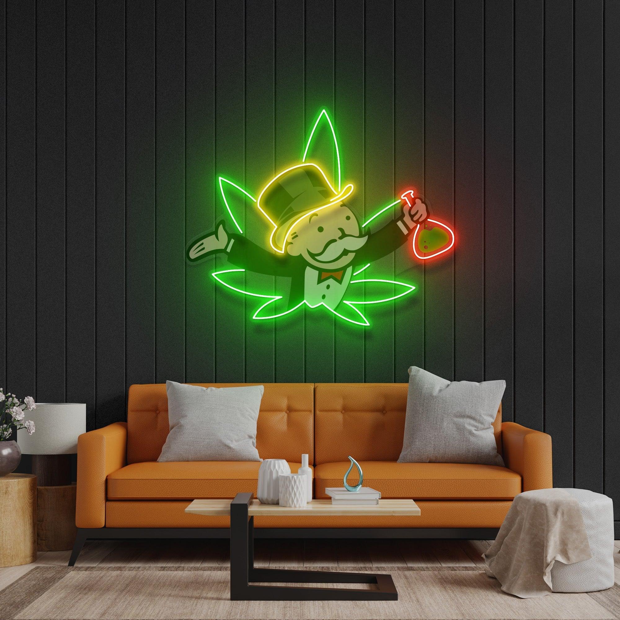 Bongopoly Led Neon Acrylic Artwork Led Neon Sign Light - Neonbir