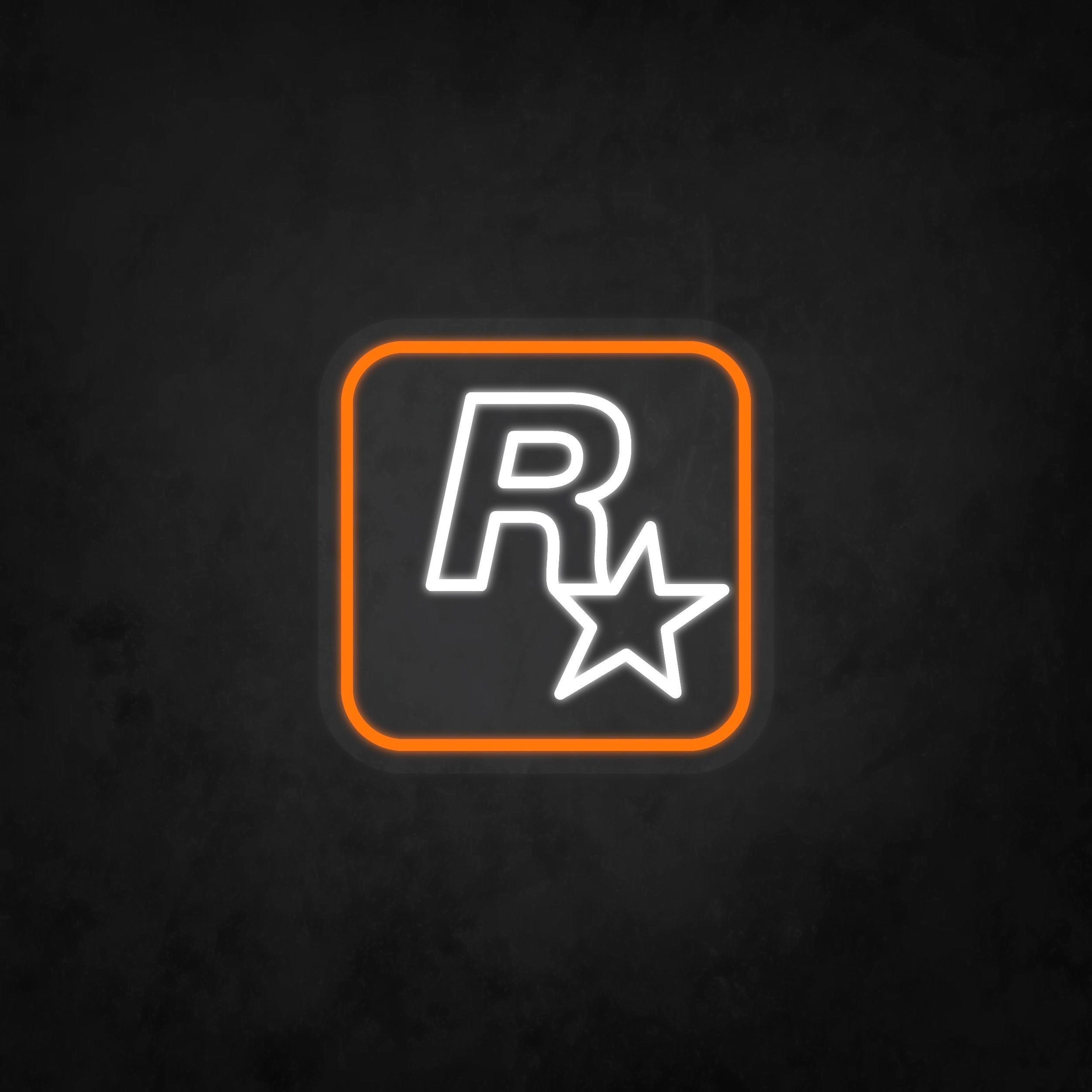LED Neon Sign - Rockstar Logo - Neonbir