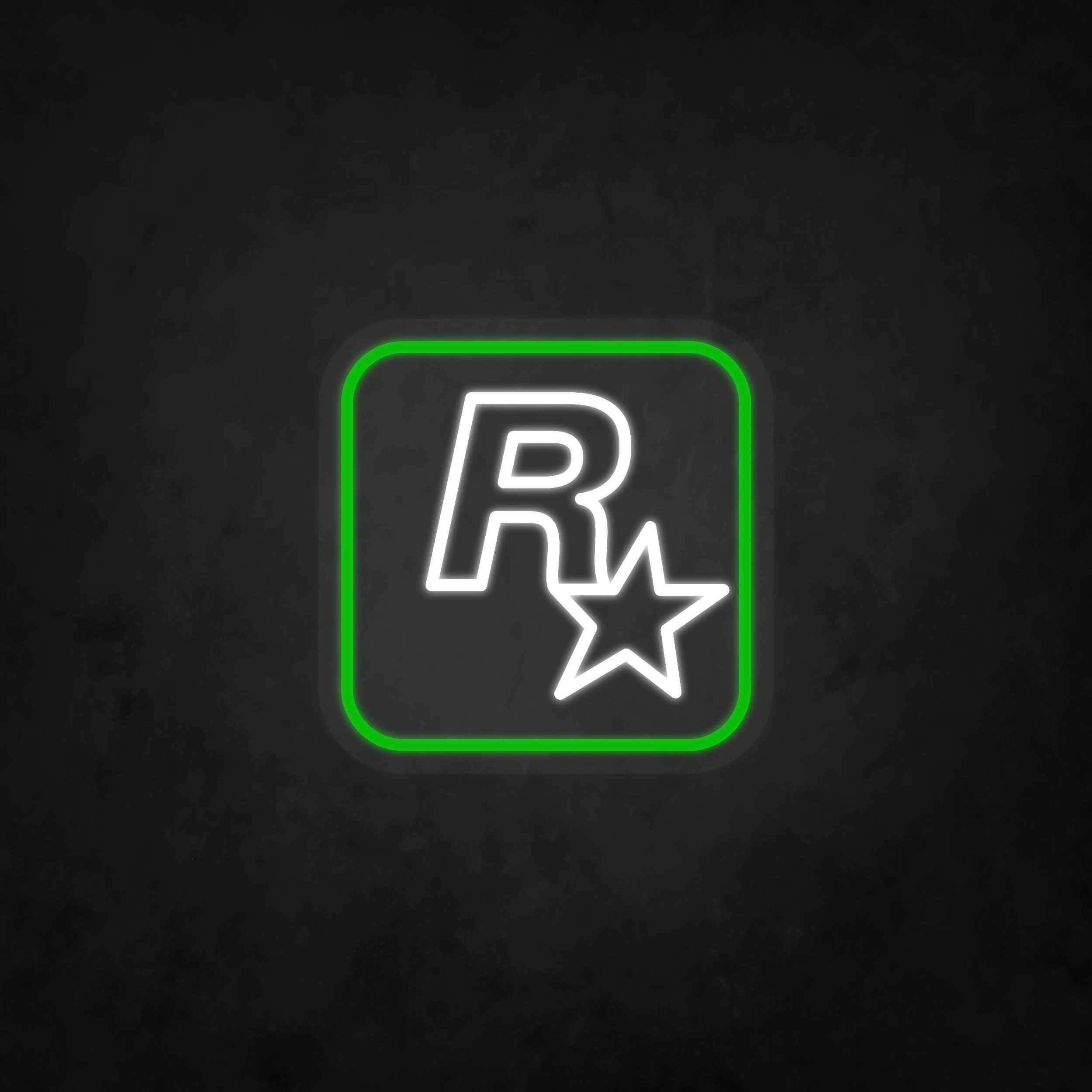 LED Neon Sign - Rockstar Logo - Neonbir