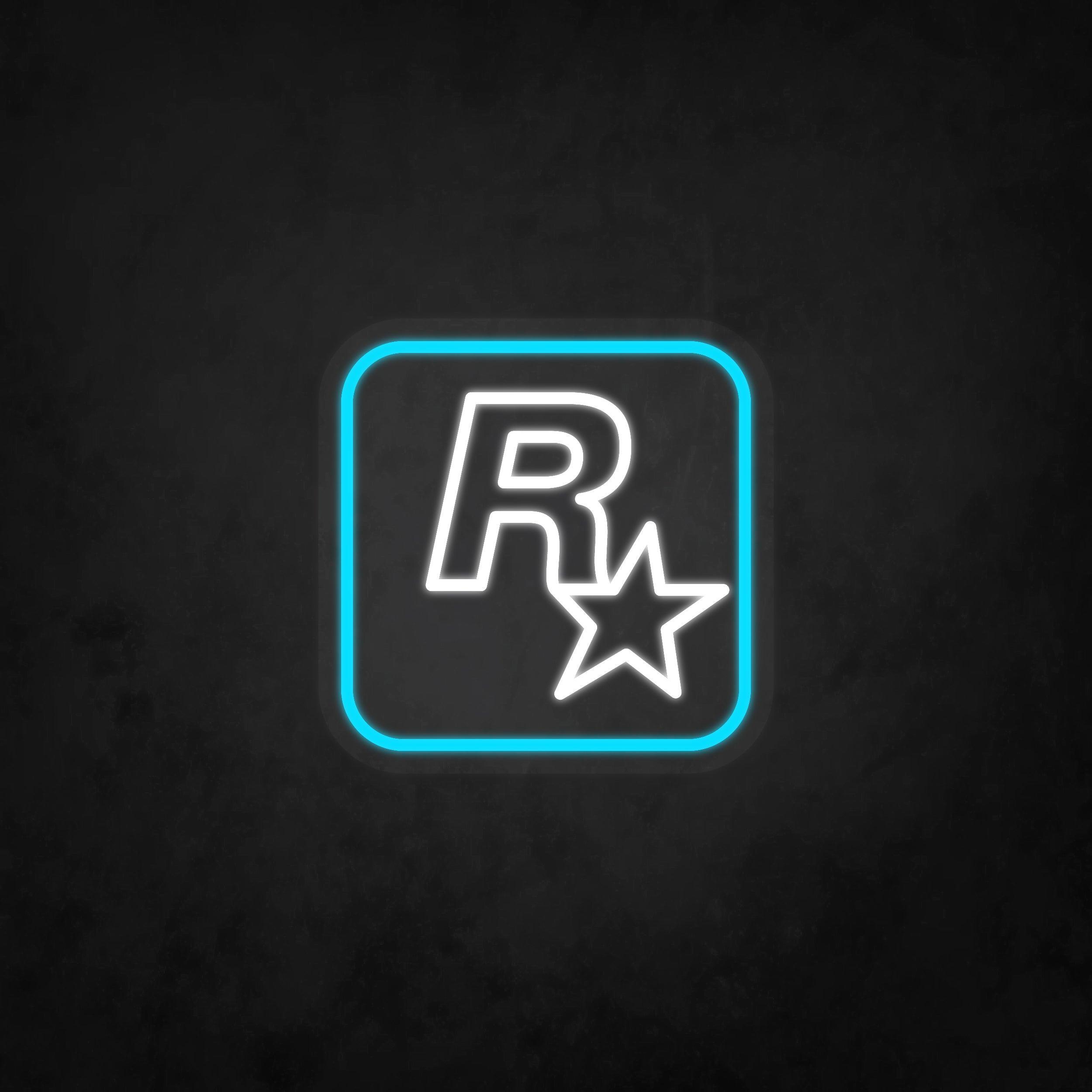 LED Neon Sign - Rockstar Logo - Neonbir