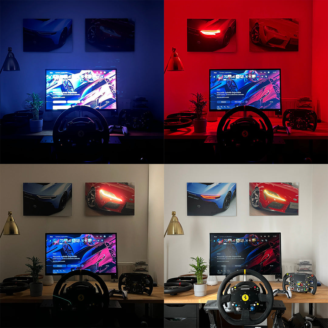 BMW M4 CS Araba Poster (Neon)