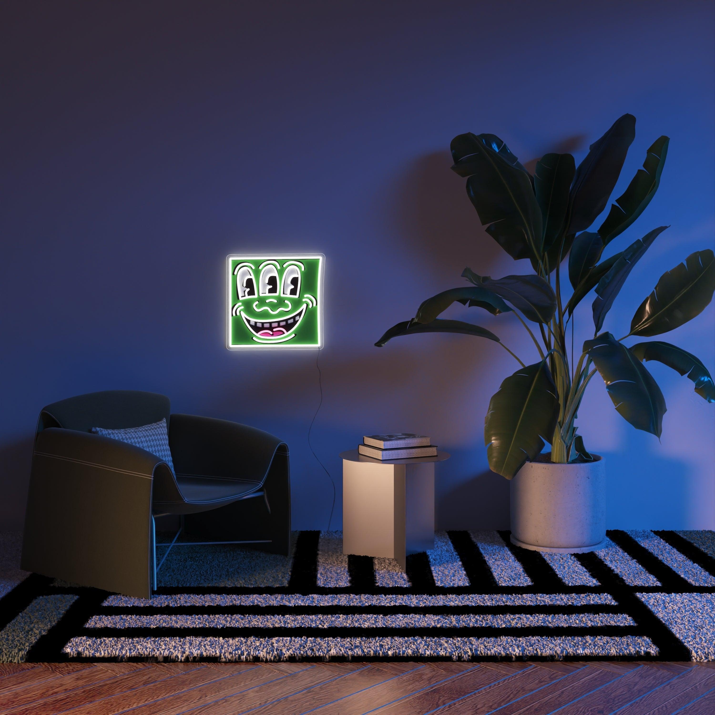 Triple Eyes, YP x Keith Haring, Neon Tabela - Neonbir