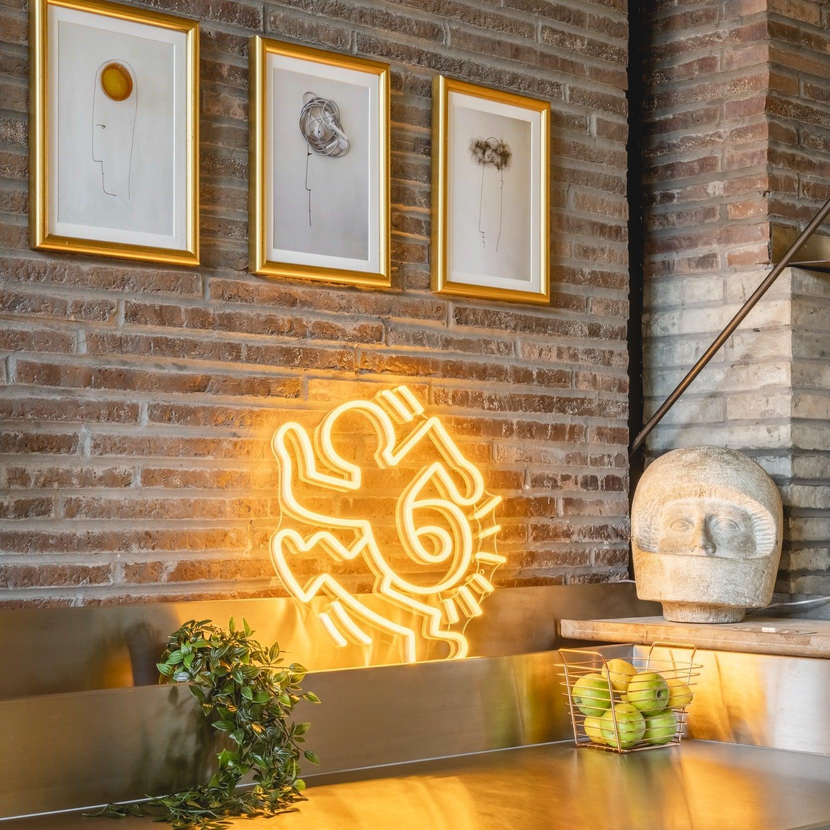 Twisted Man, YP x Keith Haring, Neon Tabela - Neonbir